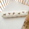 Almohada de Tiras Cilíndricas Estilo Coreano Almohada Lateral para Dormir Bebé Almohada Pequeña Calmante para Bebé Almohada Bloque para Bebé