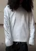 Moletom Gola Careca Estampa Escura Estilo Europeu e Americano Camiseta Manga Longa Jaqueta Vintage Moda de Rua