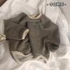 Primavera y Otoño Estilo Mori Retro Estilo Corea del Sur Camiseta de Manga Larga a Rayas para Niños y Niñas Top Suelto Unisex