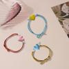 Estilo coreano Simples Asas de Amor Headwear Anel de Cabelo Corda de Cabelo Corda de Cabelo AliExpress Laço de Cabelo Elástico Multicolor Nó Cabelo