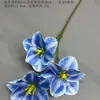 Flores Artificiales Azules Ramo Materiales para Decoración de Escena de Boda, Rosas Azules para Arreglo de Piso de Salón de Bodas y Flores Decorativas