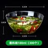 Taza Desechable para Vajilla de 300ml Plástico Duro Ps Cristal Transparente Tazón para Hot Pot Sopa Arroz Plato Set de Vajilla