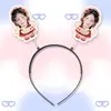 Diadema de Resorte 3D Li Yitong Diadema Pasador Merchandising de Concierto Soporte Mismo Estilo Tiktok