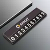 Adecuado para Smart Fortwo Smart Four Elf Placa de Teléfono de Estacionamiento Temporal Placa de Teléfono de Coche en Movimiento