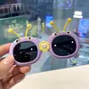 Óculos Polarizados de Desenho Animado Caterpillar para Crianças Óculos de Sol Fofos para Fotos e Brincadeiras Flor Estudante Formiga Óculos de Sol de Silicone Fofos