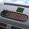 Soporte para teléfono móvil de coche, alfombrilla antideslizante multifunción, panel de instrumentos del coche, placa de matrícula de aparcamiento, marco de fijación universal, accesorios de interior