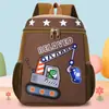 2025 Nueva Mochila de Dibujos Animados de Grulla Pequeña Linda Mochila Escolar de Dinosaurio para Primer Grado Mochila Infantil Ligera para Salir Femenina