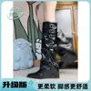 Botas blancas para mujer 2026 nuevo estilo otoño e invierno, botas largas extremadamente estilosas, botas de montar apiladas, botas de tacón alto con punta