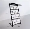 Estante de documentos de pie estante para periódicos y revistas estante para folletos de hospital estante de exhibición de material promocional bancario estante para libros y periódicos