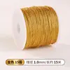 Fio de Ouro Artesanal DIY Pulseira de Corda Trançada Materiais 3/6/9/12/15 Fios Fio de Ouro para Pulseira Fio de Tecelagem Corda Trançada