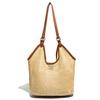 Bolso Tejido Casual para Mujer 2025 Nueva Moda Trendy Retro Bolso Tote Bolso de Paja Versátil Gran Capacidad Bolso de Hombro