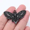 Acessórios DIY Feitos à Mão de Liga Estilo Gótico Eletroforese Preto Aranha Cruz Estrela de Cinco Pontas Caveira Borboleta Disco
