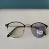 Gafas de Metal con Ceja de Moda 2025 Marco para Hombres Lentes Planos Anti-Luz Azul Marco para Mujeres Gafas Fotocromáticas 1920