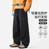 Calça Cargo Estilo Americano Masculina Primavera Outono 2026 Nova Solta Casual Moda Perna Reta Caminhada Esportes Roupa de Trabalho Calça Longa