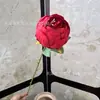 Flor de Peonía Individual Artificial Flor de Peonía Envuelto Estilo Europeo Cubo de la Fortuna Arreglo Floral Accesorios Florales para Mesa del Hogar Dropshipping Transfronterizo
