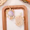 Nuevo Broche de Espejo de Flor de Osmanthus Hecho a Mano Chino Acabado DIY Estilo Chino Accesorio para Solapa Hanfu Qipao En Stock Al Por Mayor