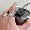 Anel Geométrico em Forma de Diamante para Mulheres, Design de Onda Simples e Fashion, Novo Anel Aberto, Estilo Nicho Tendência, Anel para Dedo Indicador