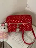 Bolso Pequeño Cuadrado de Moda para Verano 2026 Nuevo Versátil Bolso de Hombro Cruzado para Mujer Bolso de Mano de Lunares de Nicho
