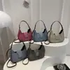 Moda Casual Comércio Exterior Bolsa Feminina Moda Bolsa de Ombro 2025 Nova Tendência Simples Retrô Popular Melard Bolsa de Braço