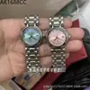 Nuevo Libro Rojo Pequeño TikTok Ola Hogar Corazón Luna Serie Azul Hielo Flor de Cerezo Luna de Daifa Fase Lunar Moda Jialan Reloj de Cuarzo para Mujer