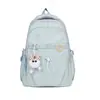 Mochila escolar para niñas, estudiantes de secundaria, mochila simple de gran capacidad, estudiantes de preparatoria, estudiantes universitarios, mochila para viajes al aire libre y ocio