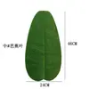 Mantel Individual de Hoja de Plátano Simulada, Hoja de Loto Verde, Tapete para Frutas de Barbacoa Verde Oscuro, Decoración de Plato, Hoja de Anís Estrellado Dorada
