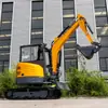 Venta Directa de Comercio Exterior Excavadora Multifuncional de 4.5 Toneladas Micro Excavadora de Orugas Excavadora para Excavación en Campos y Huertos