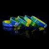 Pulseira de silicone esportiva de basquete cor luminosa pulseira de pulso de futebol pulseira Kobe Curry James Durant