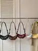 Bolso Croissant Tachonado de Lujo Ligero para Mujer, Nuevo Modelo 2026 Versátil Bolso de Hombro Cruzado, Bolso de Mano para Viajar, Bolso Canasta Tote
