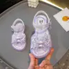 Sandálias Infantis 2026 Verão Novo Calçados Infantis Meninas Desenho Animado Estilosas Sapatos de Princesa Sandálias de Uma Tira para Crianças Pequenas