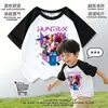 Camiseta Manga Curta Demon Hunters Kpop Meninas Caçadoras de Demônios Reunião Estilosa Transfronteiriça Camada de Base para Meninas
