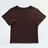 La Versión Correcta de la Nueva Camiseta Básica Versátil de Manga Corta de Color Sólido Simple Estilo 26 de Dongdaemun, Corea