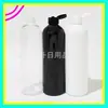 Frasco flip-top 400ml frasco flip-top preto para dispensar loção, frasco dispensador de shampoo e gel de banho frasco de loção 400ML