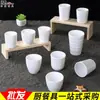 Taza Blanca de Melamina, Taza de Té para Hotel, Restaurante de Comida Rápida Especial Anticaídas, Taza de Café, Grado Alimenticio Comercial