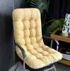Cojín para Silla Larga de Color Sólido Transfronterizo Cojín de Oficina Cojín Integrado Engrosado Cojín para Silla Reclinable de Otoño e Invierno Cojín para Asiento