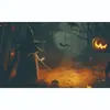 Halloween Transfronterizo Fiesta Temática de Halloween Diseño de Fiesta Escena Festiva Tela de Decoración de Pared Personalización