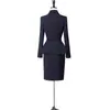 Conjunto de Traje Profesional para Mujer, Estilo Otoño, Ceñido a la Cintura, Corte Ajustado, Para Viajes de Negocios, Uniforme de Hotel, Asistente de Ventas, Ropa de Trabajo para Joyería