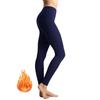 Leggings ajustados de terciopelo para mujer, de invierno, con explosiones de talla grande, de Europa y América, gruesos y de color sólido, ajustados y adelgazantes.