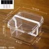 Caja para Pastel Mousse de Tiramisú Caja Transparente Desechable para Empaque de Postre para Hornear Caja para Empaque de Pastel de Mil Capas Venta al por Mayor