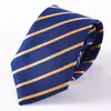 Corbata para Traje de Hombre Profesional Boda Novio Estudiante Negocios Negra 8cm Rayada Corbata de Negocios para Hombre Atada a Mano