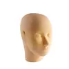 Tatuaje Semipermanente 5D Silicona Estéreo Piel de Práctica para Tatuaje Máscara Facial Humana Práctica Cuero Artificial Cabeza Falsa Cuero Artificial Principiante