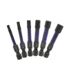 Punta Hexagonal Neumática de Grado Industrial S2 Magnética Fuerte Fósforo Negro Antióxido Punta S2 Magnética Fuerte Fósforo Negro 50L