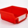 Caja de piezas de estante de plástico, caja de almacenamiento de herramientas de material, caja de almacenamiento de piezas, contenedor de boca oblicua para tornillos de ferretería, combinación de cajas