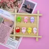 Mini Picolé de Fruta Desenho Animado Comida Simulada Brinquedo Acessórios de Resina Material para DIY Cola Creme Chaveiro Acessórios de Papelaria