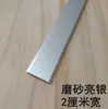 Tira Plana de Aleación de Aluminio, Tira Umbral de Piso, Tira Umbral de Puerta, Tira de Borde, Tira Decorativa de Pared de Fondo con Forma Recta