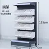 Estanterías para snacks estanterías de exhibición para supermercados tiendas de conveniencia cubos colgantes para frutas secas a granel vitrinas estanterías para alimentos de ocio a granel