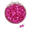 Cuentas redondas de imitación de resina con forma de ojo de gato, cuentas sueltas de color con agujero recto, hechas a mano, accesorios para pendientes, pulseras y collares.