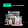 Textura saco de vácuo cozido alimentos transparentes plástico selado a vácuo saco de embalagem de alimentos congelado fresco saco fábrica atacado