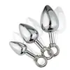 Brinquedos Sexuais para Uso ao Ar Livre, Plug Anal de Metal Âncora, Expansão Anal para Adultos, Plug Anal Regular Crescente de Pérolas para Traseira