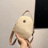 Mini bolso para teléfono móvil para mujer, ligero, de lona, sencillo y portátil, bandolera versátil y elegante.